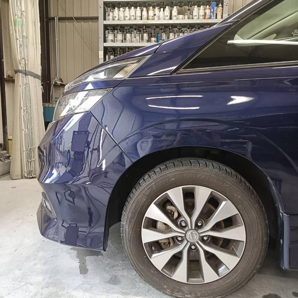 After repair フェンダー へこみ 日産 セレナ