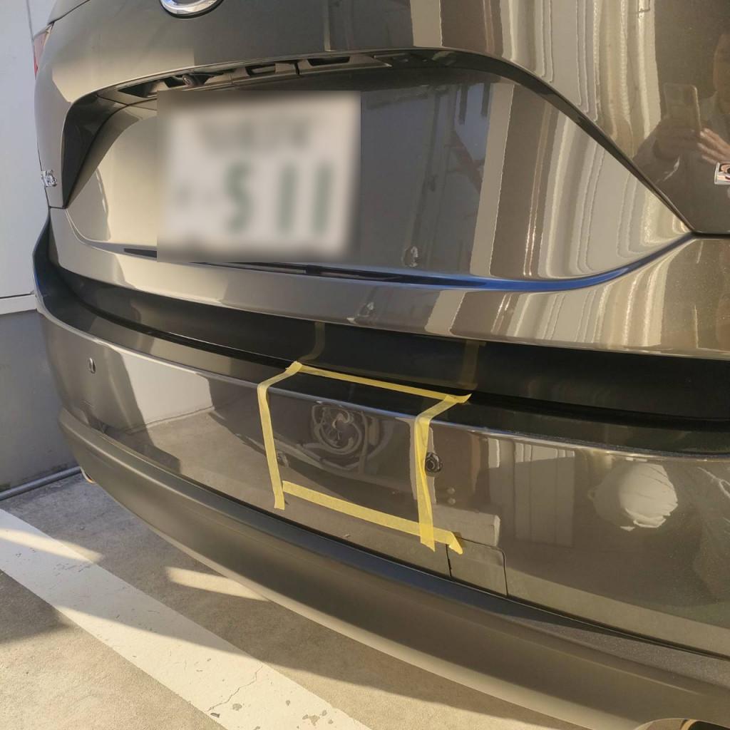  ＣＸ－５ へこみ修理前