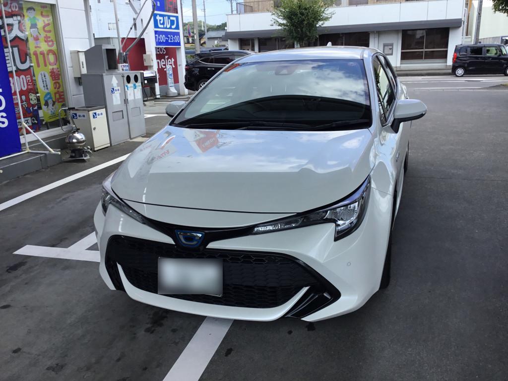 トヨタ カローラスポーツ　ハイブリッド バンパー エグレ