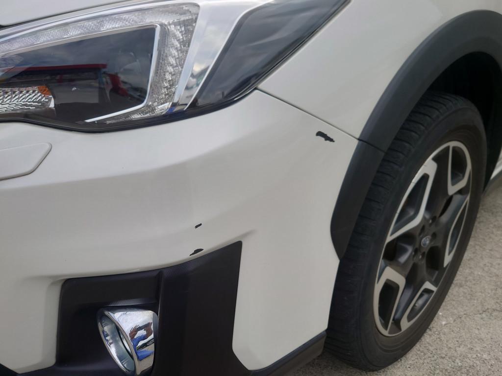  スバルＸＶ エグレ修理前