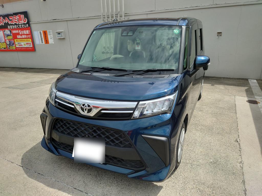 トヨタ ルーミー バンパー へこみ