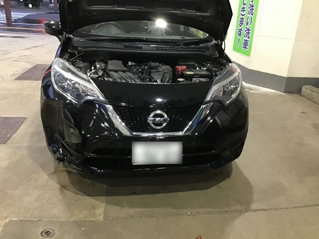 日産 ノート バンパー へこみ