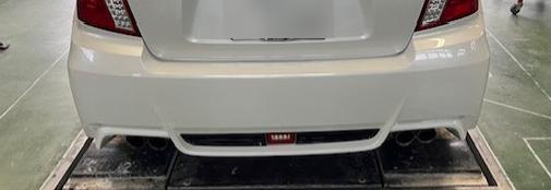  インプレッサ へこみ修理後