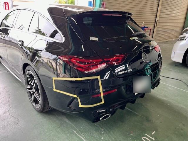  メルセデスベンツ　ＣＬＡクラス エグレ修理前