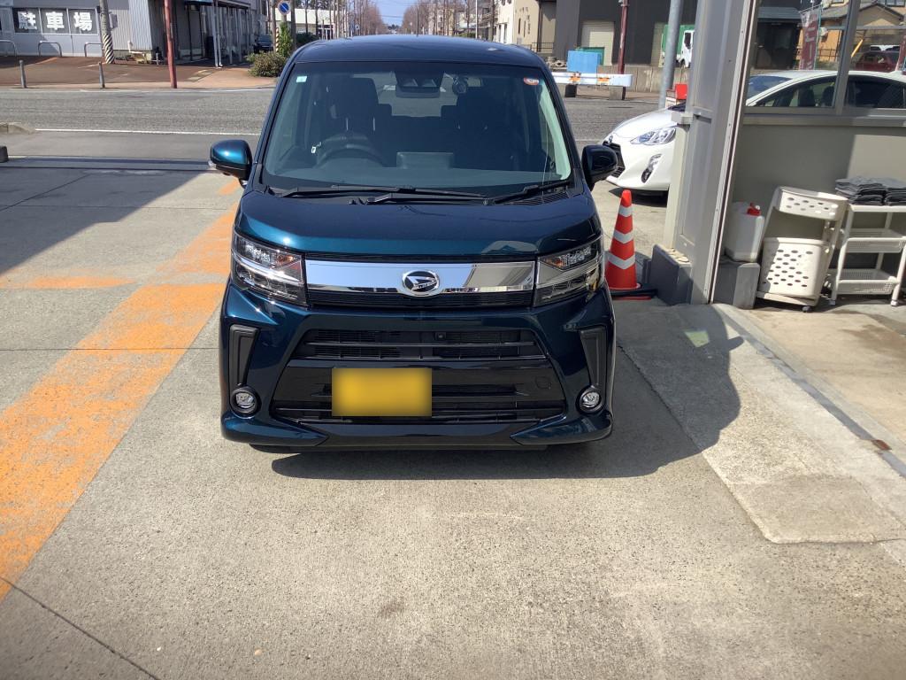 ダイハツ ムーヴ バンパー 線キズ