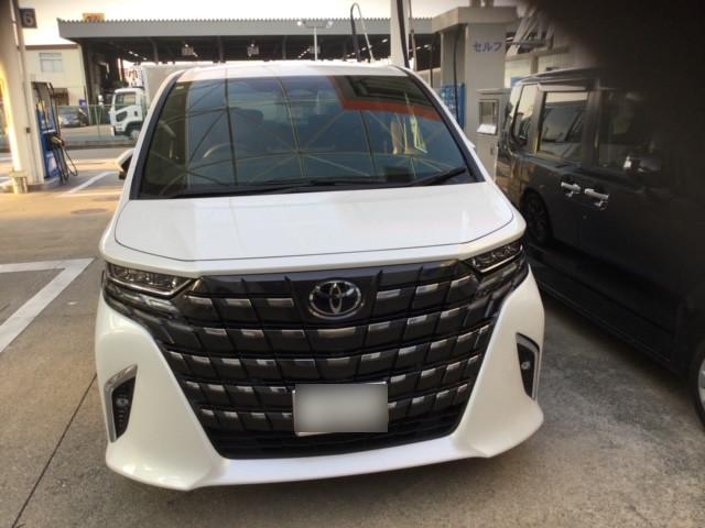 トヨタ アルファード ドア 線キズ