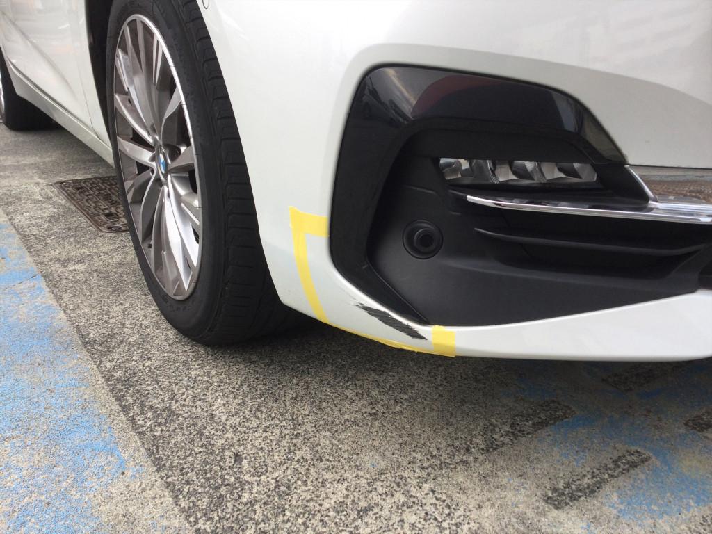  ＢＭＷ　２シリーズ エグレ修理前
