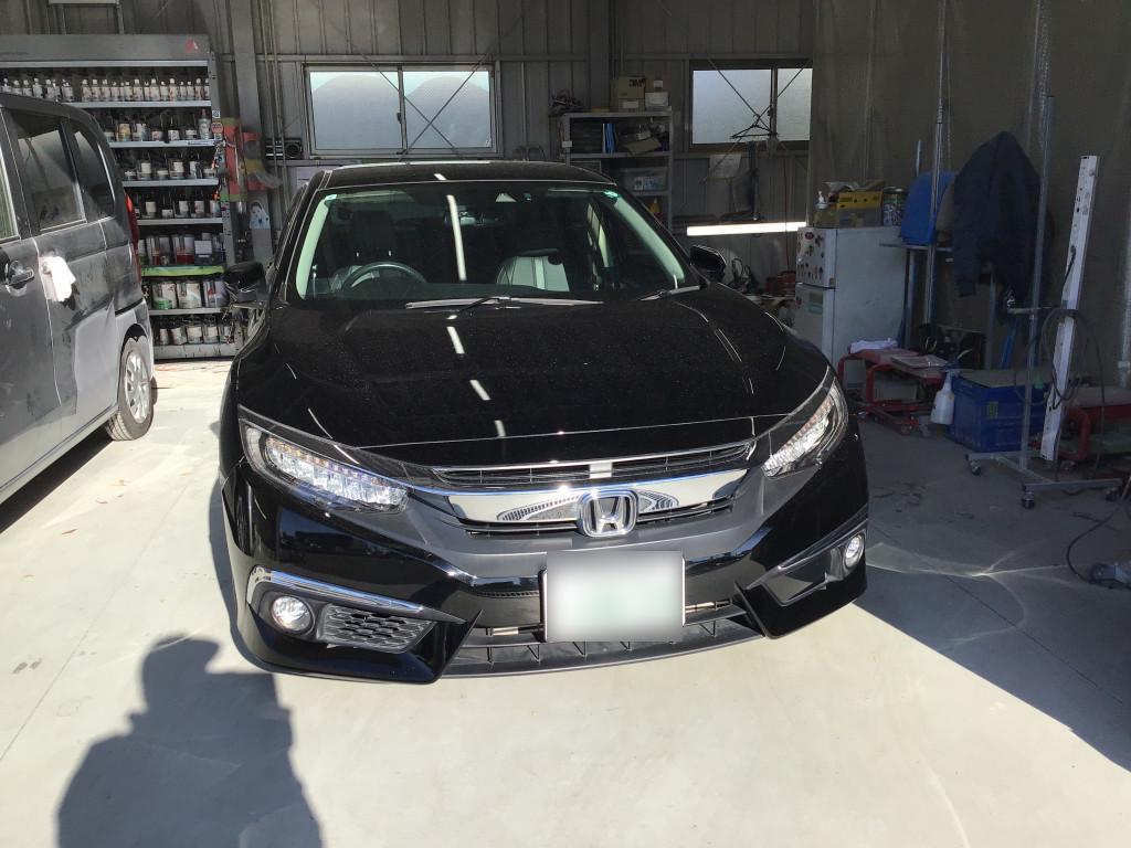 ホンダ シビック フェンダー へこみ