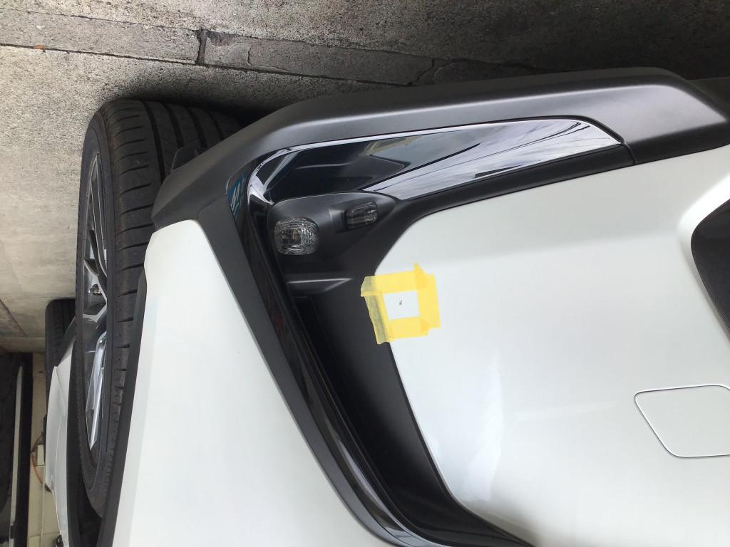  レクサス　ＮＸ３５０ｈ エグレ修理前