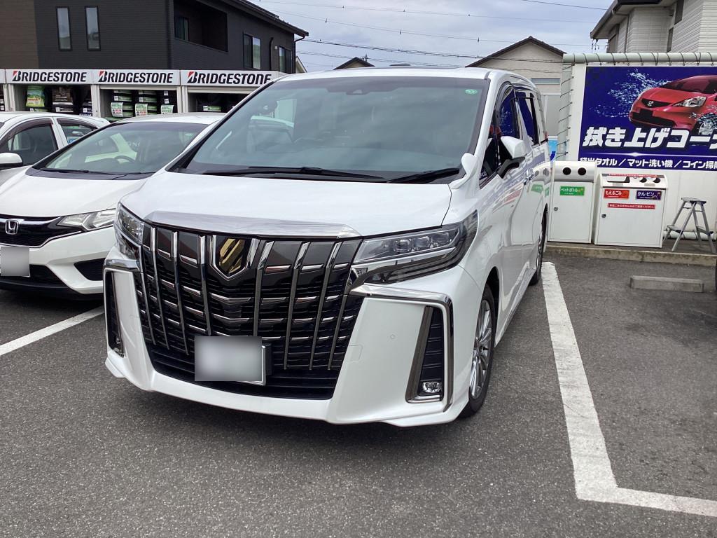 トヨタ アルファード ドア 線キズ