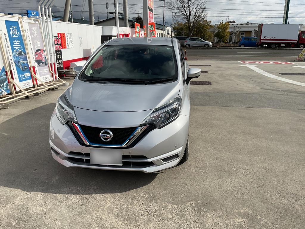 日産 ノート ドア 線キズ
