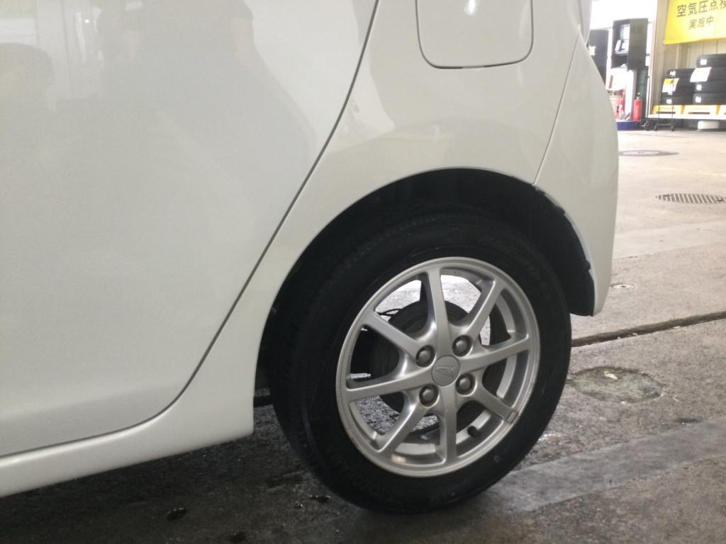  ミラ　イース へこみ修理後