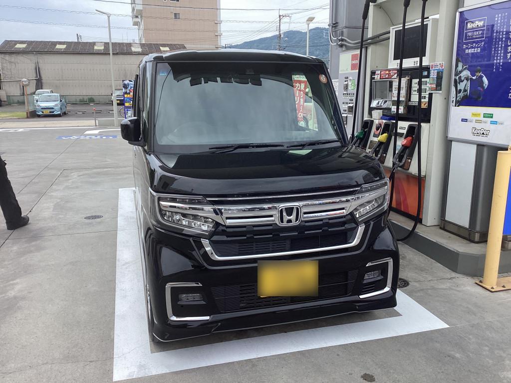  Ｎ　ＢＯＸ へこみ修理前