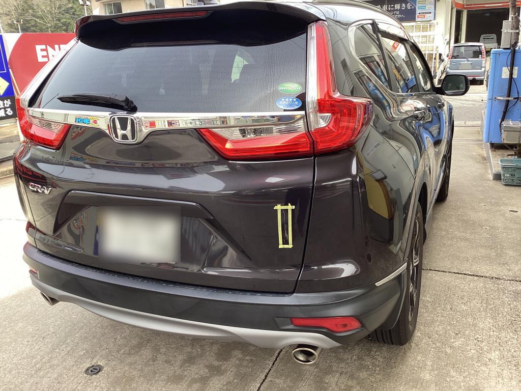  ＣＲ－Ｖ へこみ修理前