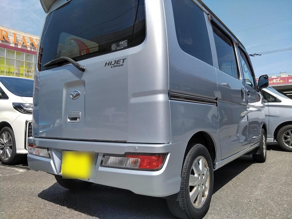  ハイゼットカーゴ へこみ修理後