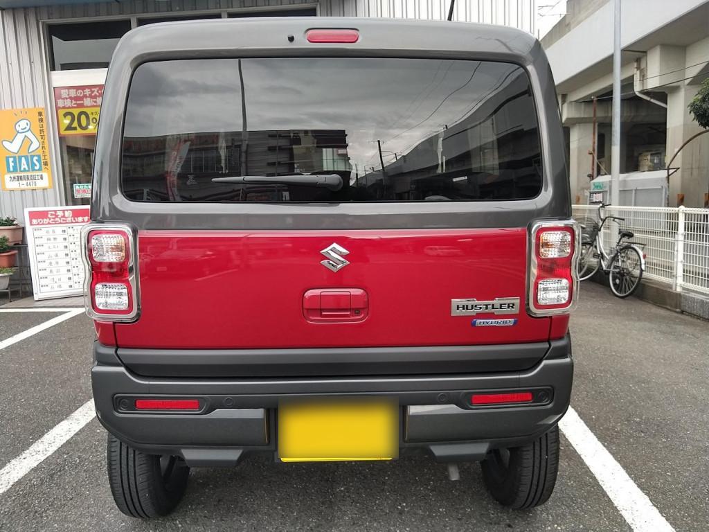  ハスラー へこみ修理後