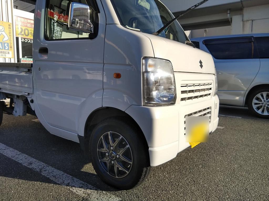  キャリイトラック へこみ修理後