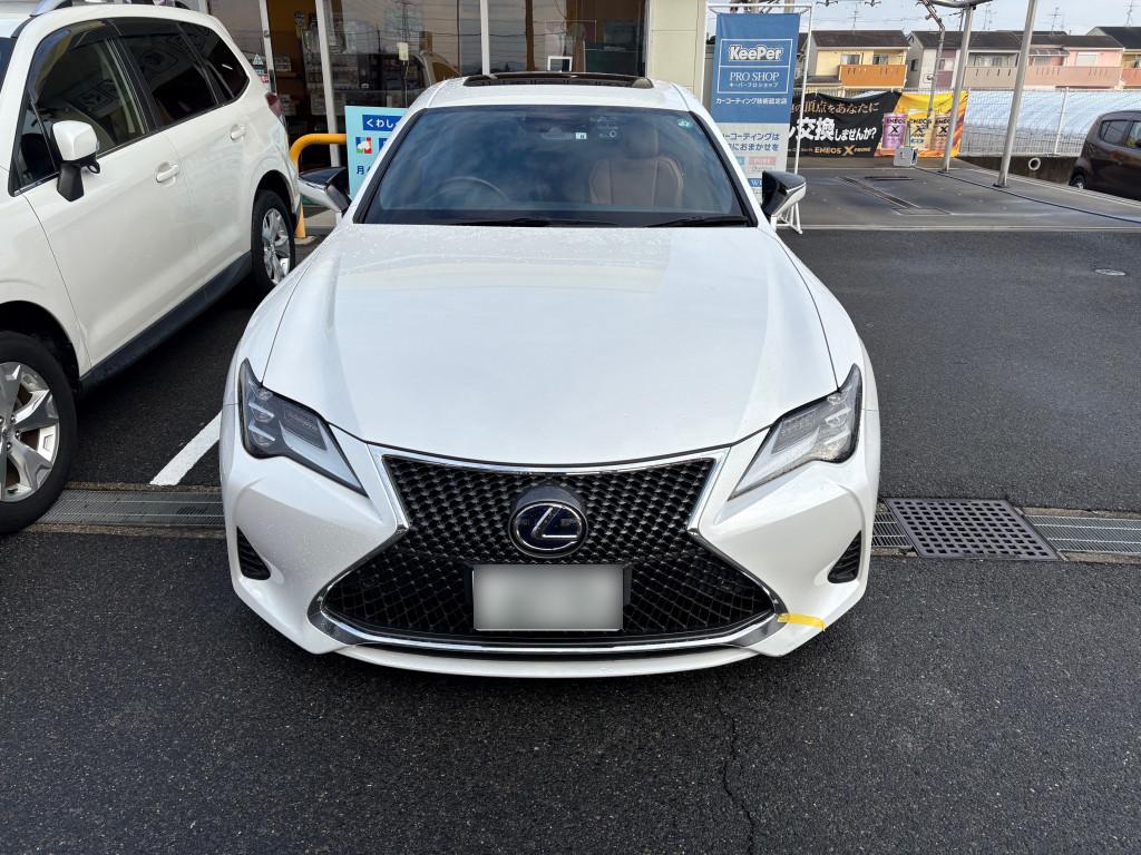 レクサス レクサス　ＲＣ３００ｈ バンパー へこみ