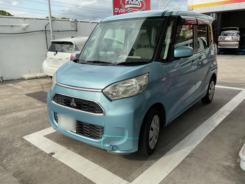三菱 ｅＫスペース バンパー へこみ