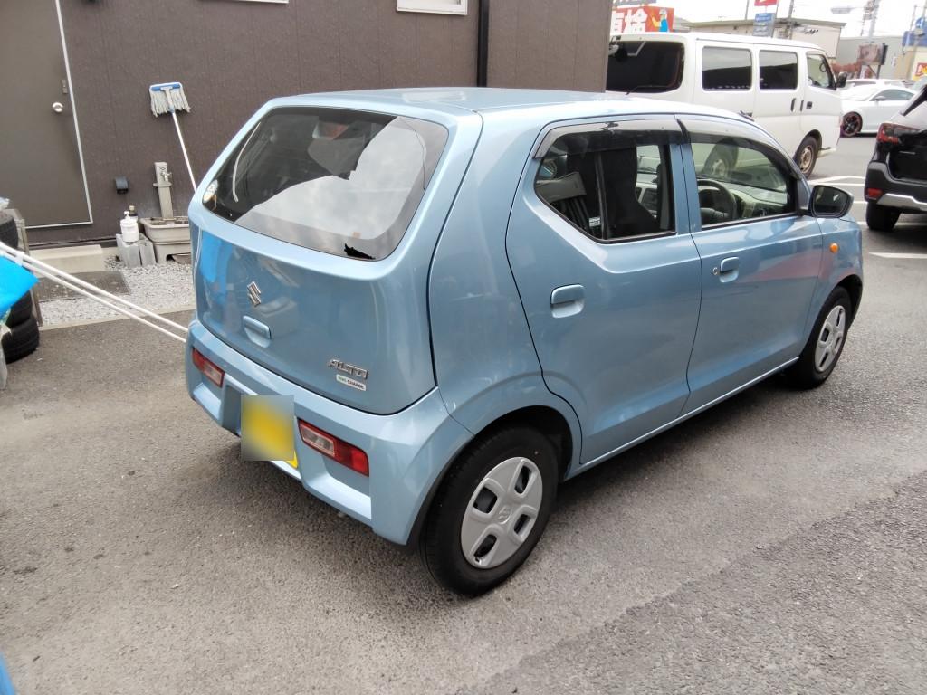  アルト へこみ修理後