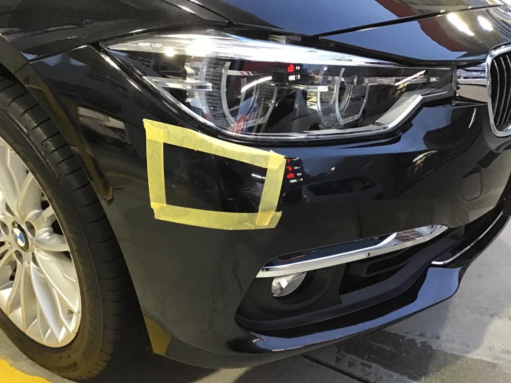  ＢＭＷ　ｉ３ エグレ修理前