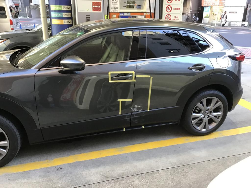  ＣＸ－３０ へこみ修理前