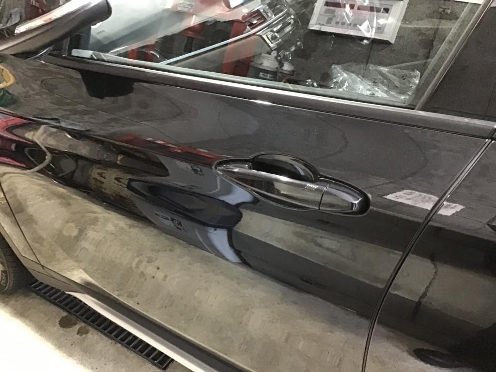  ＢＭＷ　Ｘ１ へこみ修理後