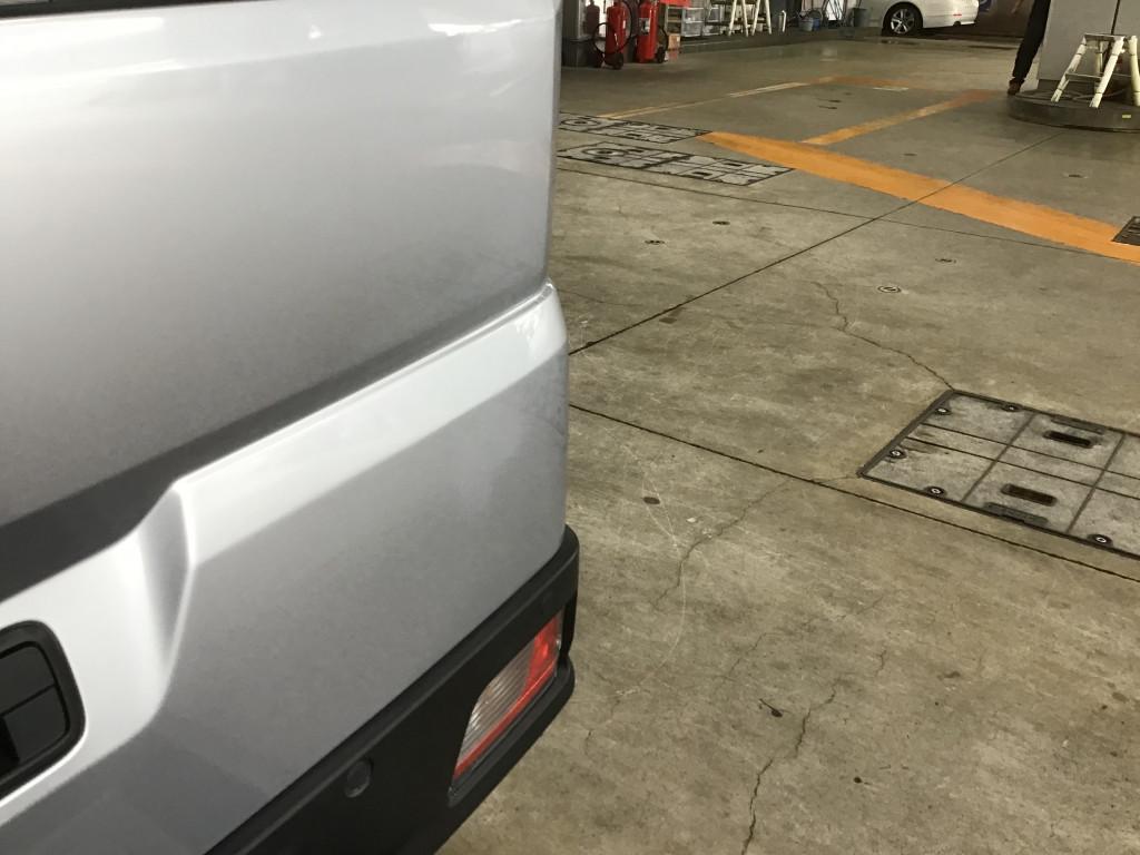 ハイゼットバン へこみ修理後