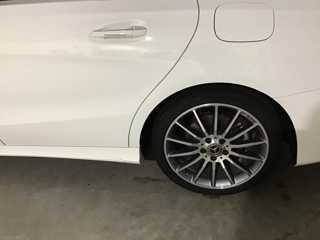 メルセデスベンツ　ＣＬＡクラス へこみ修理後