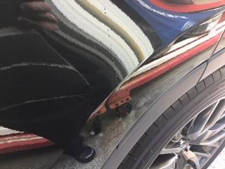  レクサス　ＲＸ４５０ｈ へこみ修理後
