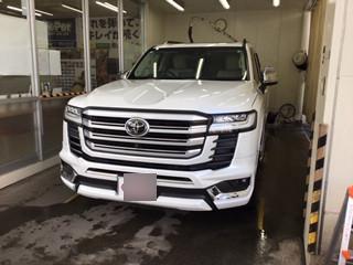 トヨタ ランドクルーザー バンパー 線キズ