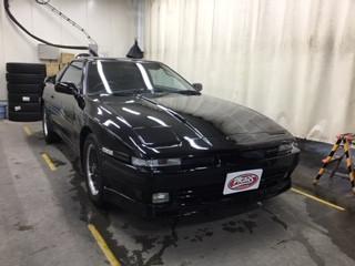 トヨタ スープラ バンパー 線キズ