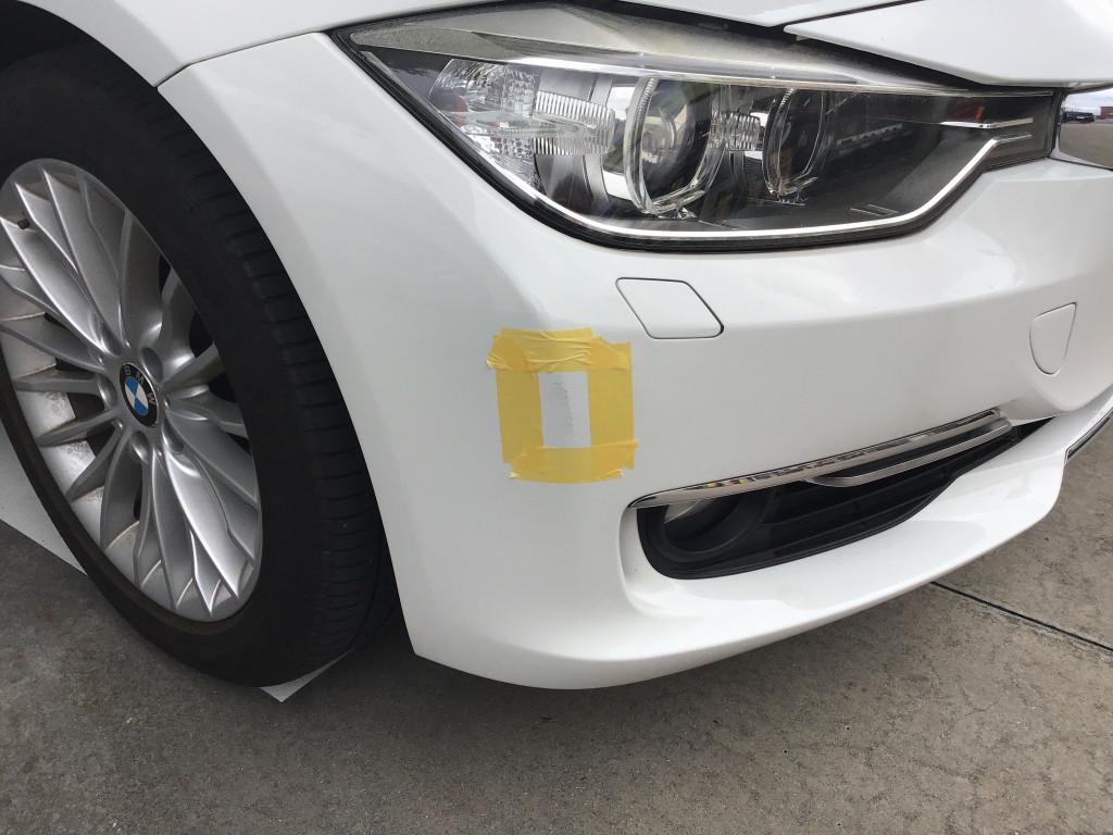  ＢＭＷ　３シリーズ エグレ修理前