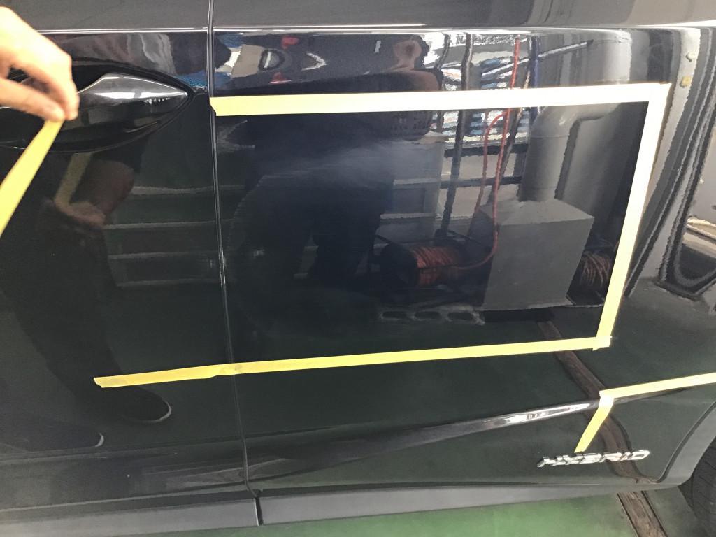  レクサス　ＲＸ４５０ｈ エグレ修理前