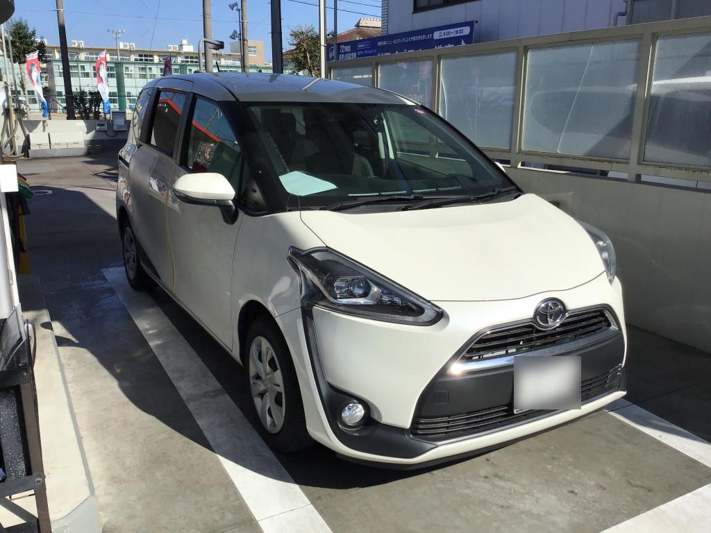 トヨタ シエンタ ドア 線キズ