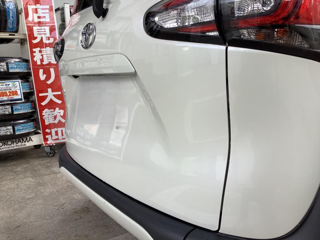  シエンタ へこみ修理後