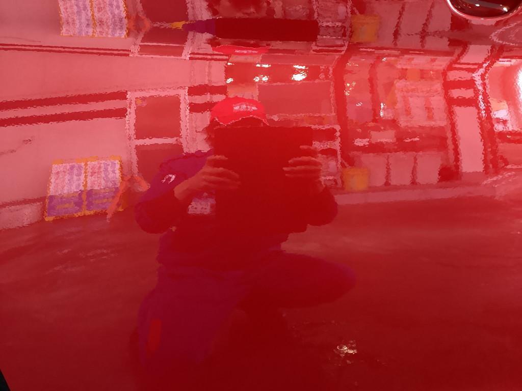  デリカ　ミニ 線キズ修理後