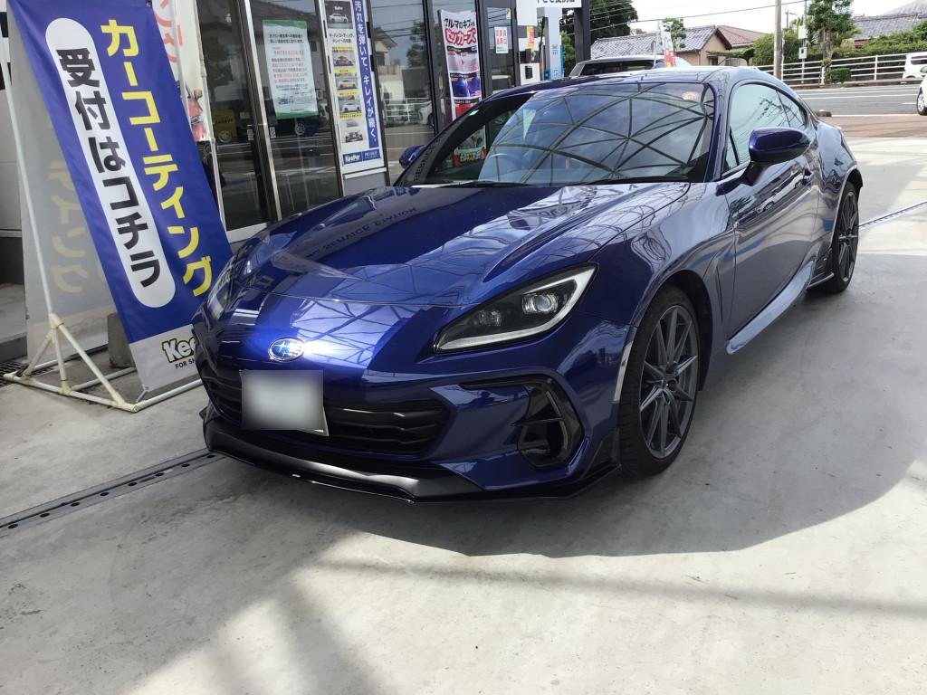 スバル ＢＲＺ バンパー 線キズ