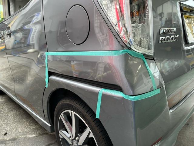  ルークス へこみ修理前