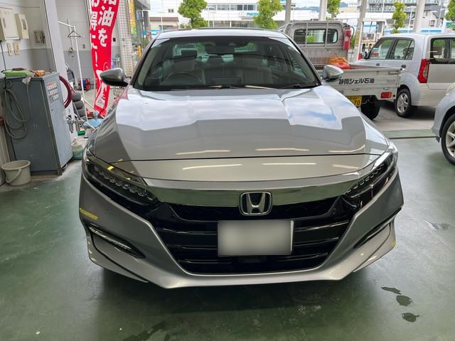 ホンダ アコード　ハイブリッド フェンダー へこみ