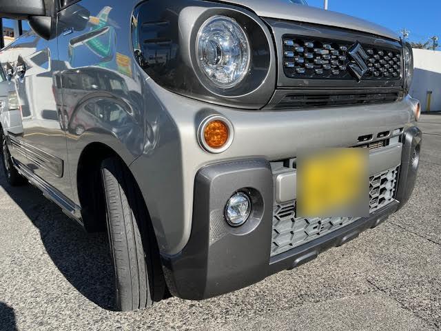 After repair バンパー エグレ スズキ スペーシア
