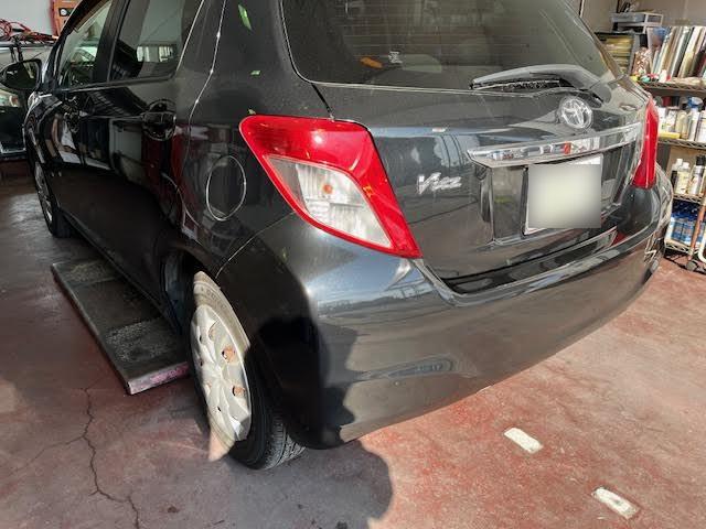 After repair バンパー エグレ トヨタ ヴィッツ