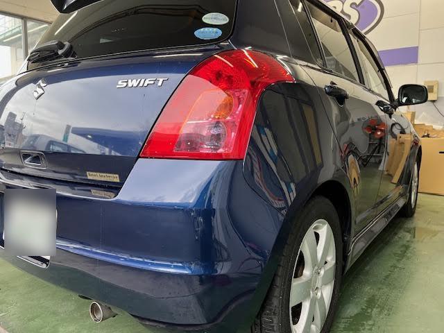 After repair バンパー エグレ スズキ スイフト