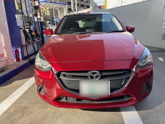 マツダ デミオ バンパー エグレ