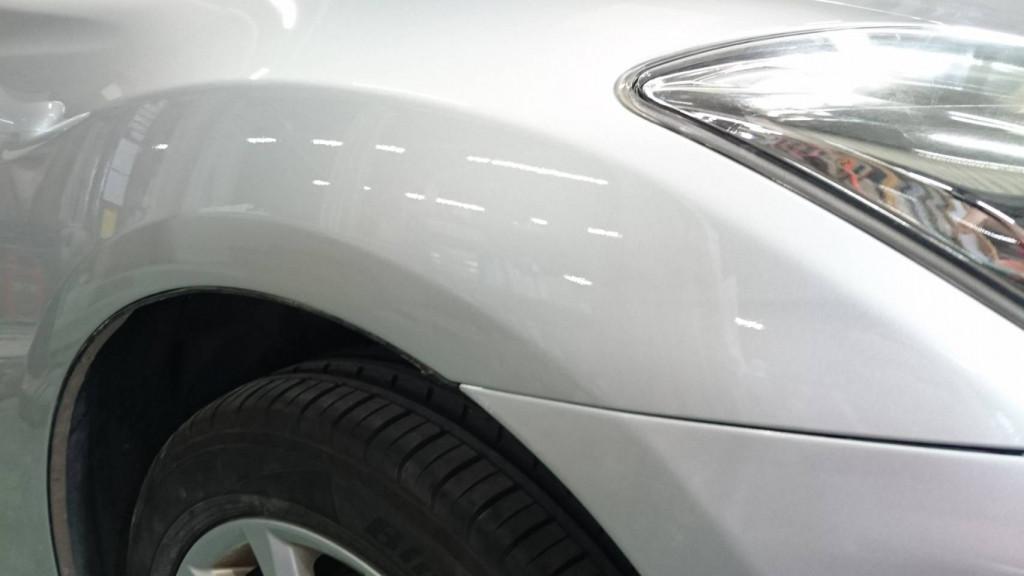 After repair フェンダー へこみ トヨタ クラウン