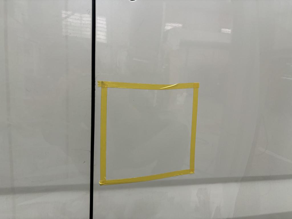  Ｎ　ＢＯＸ へこみ修理前