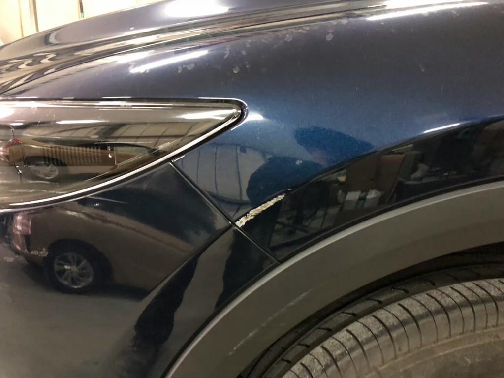  ＣＸ－５ へこみ修理前