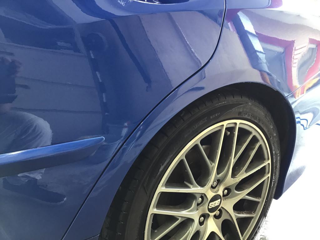  ＷＲＸ　Ｓ４ へこみ修理後
