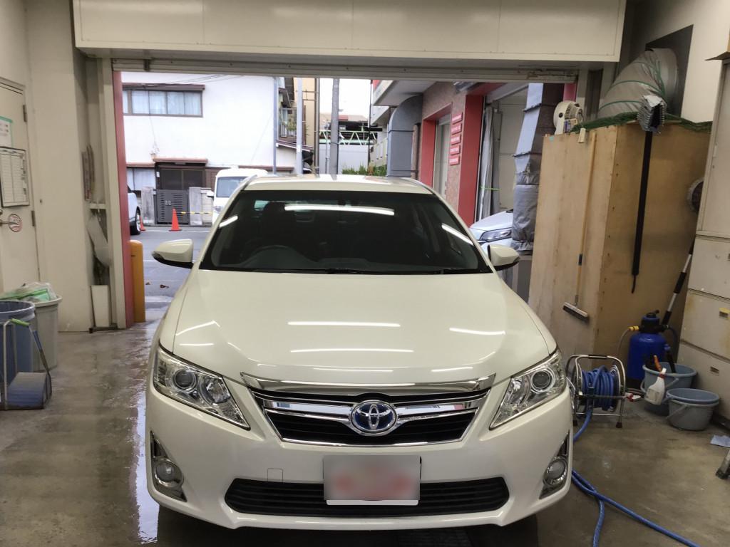 トヨタ カムリ ドア 線キズ
