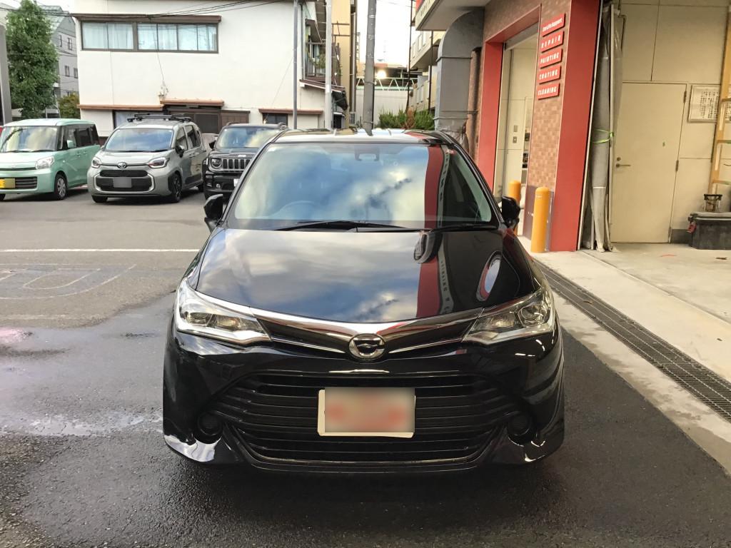 トヨタ カローラフィールダー フェンダー へこみ